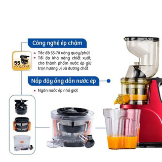 MÁY ÉP CHẬM.MÁY ÉP HOA QUẢ NGUYÊN QUẢ HONGXIN RH312/CÔNG NGHỆ HIỆN ĐẠI HÀN QUỐC,HÀNG CHÍNH HÃNG