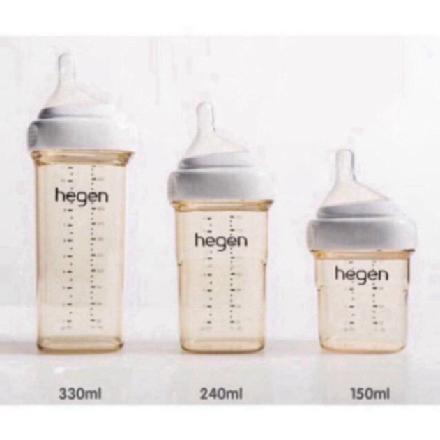 (SALE  DEAL HỜI) Bình sữa Hegen PPSU 60ml/150ml /240ml/330ml .FULL BOX-ĐỦ SIZE