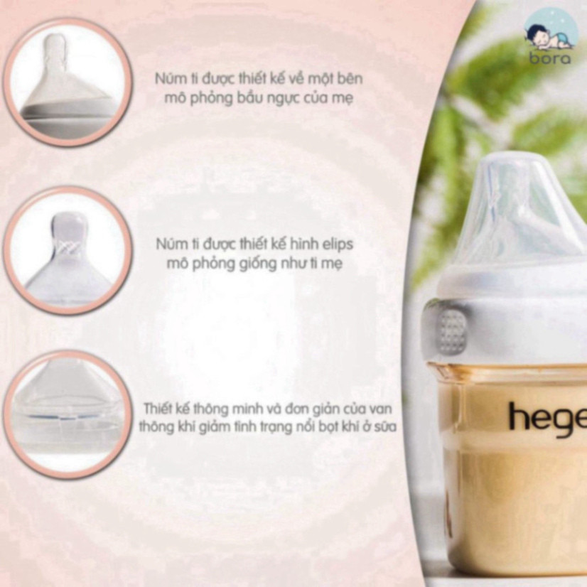 (SALE  DEAL HỜI) Núm ti bình sữa Hegen cam kết chính hãng