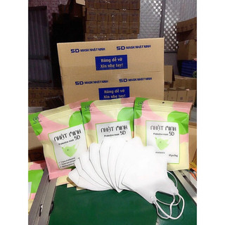 THÙNG 200 CÁI KHẨU TRANG 5D NHẬT NINH MASK TIỆN LỢI mẫu mới 2025 💯