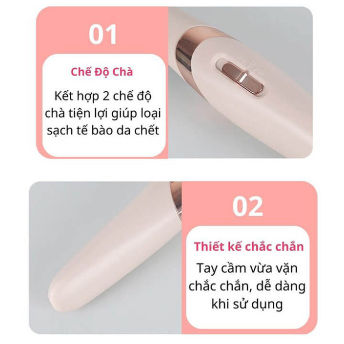 Máy chà gót chân tẩy tế bào chết tự động, máy mài gót chân tích điện cho tiệm nail spa