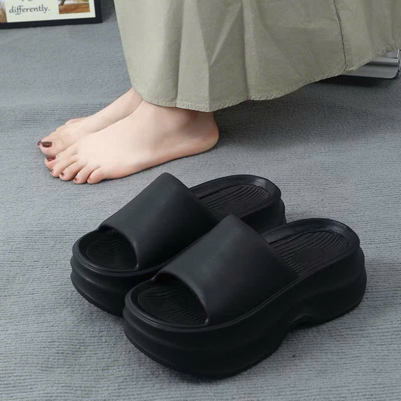 Ảnh Kaleea - Dép Nữ Thời Trang Đi Êm Hách Dáng Độn Đế 6P - D01 3