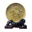 Tranh Đồng Đĩa Cá Chép Hoa Sen ( Đường Kính 19cm ) - Cửu Diệu Thiên - CH003
