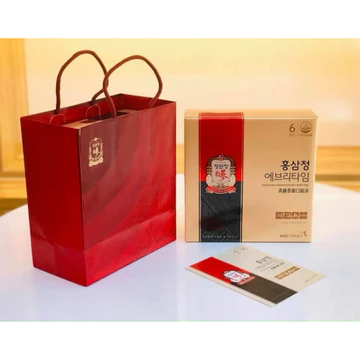 Tinh Chất Hồng Sâm KGC Everytime 30 gói x10ml - LÊ NGA - NHÂN SÂM HÀN QUỐC