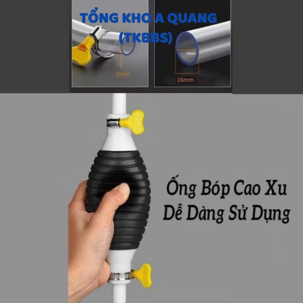 DỤNG CỤ CHUYỂN CHẤT LỎNG NHANH CHÓNG - Hút Chất Lỏng Bằng Tay Đa Năng An Toàn,Bơm Hút Rượu Xăng Dầu Bóp Tay