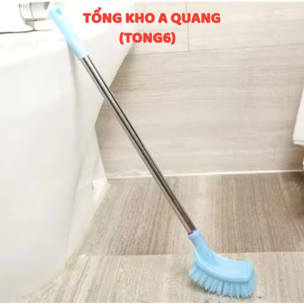 (COMBO 2) Cây Cọ Toilet Cán Kim Loại 50cm Làm Sạch Hiệu Quả,Bàn Chải Cọ Vệ Sinh Làm Sạch Mọi Góc - CỌ VỆ SINH ĐẦU TRÒN