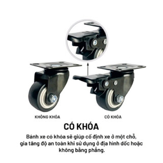 bánh xe viền đen 4cm, bánh vòng bi sắt, bánh xe đẩy hàng