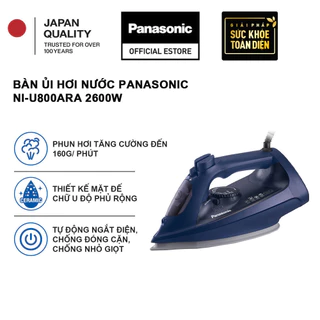 Bàn ủi hơi nước Panasonic NI-U800ARA - 2600W - Hàng chính hãng