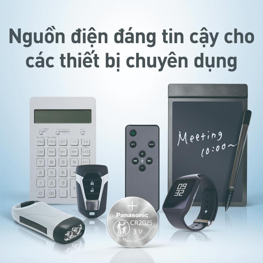 Ảnh Pin nút Panasonic CR-2025/5BE (Vỉ 5 viên) - Hàng chính hãng 3