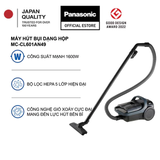 Máy Hút Bụi Dạng Hộp Panasonic MC-CL601AN49 - Công suất 1600W - Công nghệ gió xoáy