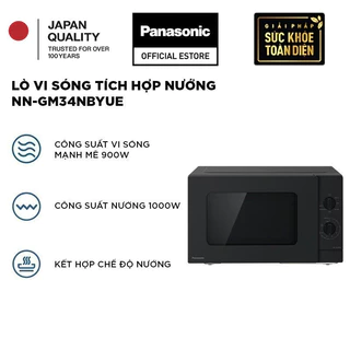 Lò vi sóng có nướng Panasonic NN-GM34NBYUE Dung tích 24L - Hàng chính hãng