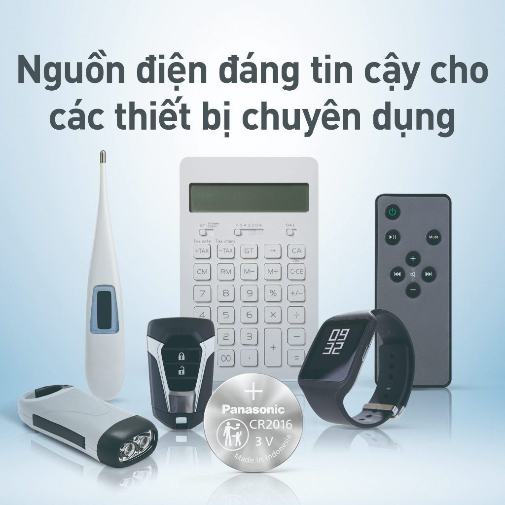 Ảnh Pin nút Panasonic CR-2016/5BE (Vỉ 5 viên) - Hàng chính hãng 3