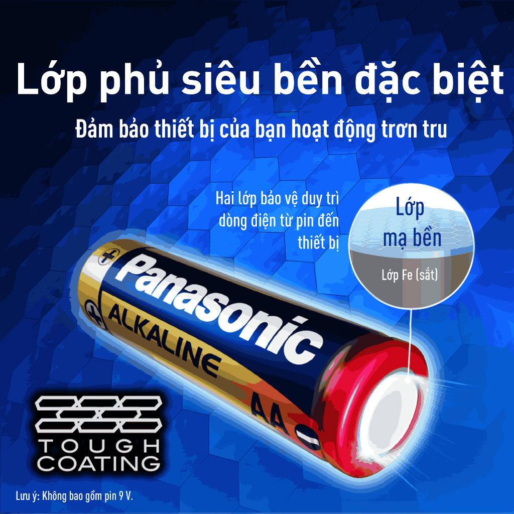 Ảnh Pin Panasonic Alkaline AA LR6T/2B-V (Vỉ 2 viên) – Hàng Chính Hãng 4