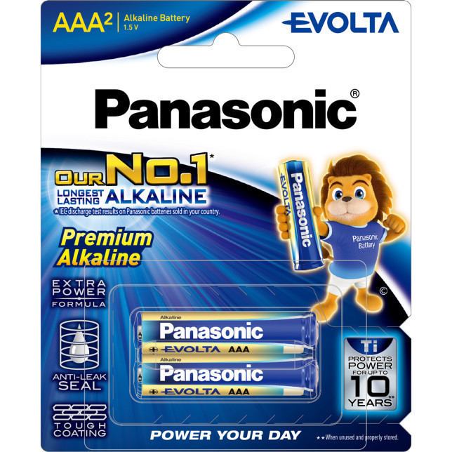Ảnh Pin Panasonic Evolta AAA LR03EG/2B-V (Vỉ 2 viên) - Hàng Chính Hãng 2