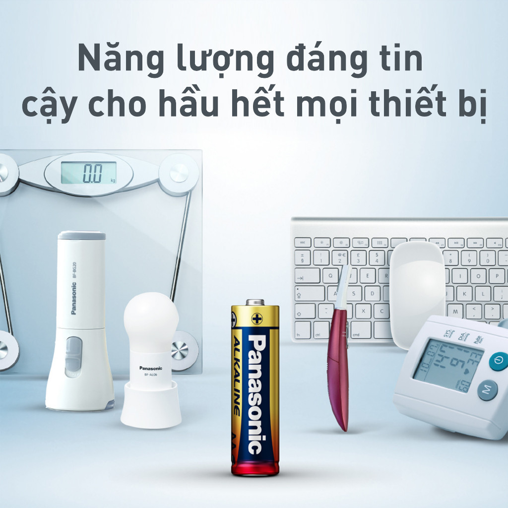 Ảnh ] Pin Panasonic Alkaline AA LR6T/4B-V (Vỉ 4 viên) – Hàng Chính Hãng 3