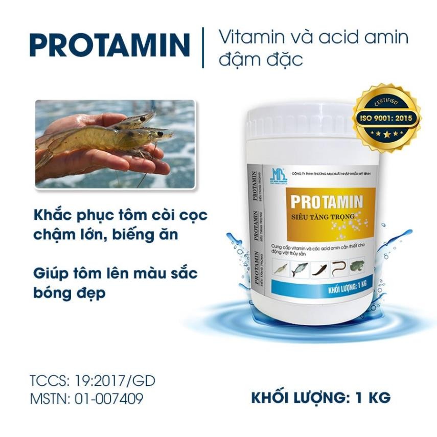 PROTAMIN - Đẩy Nhanh Tốc Độ Tăng Trưởng, Giảm Còi Cọc Cho Tôm - 1kg ...