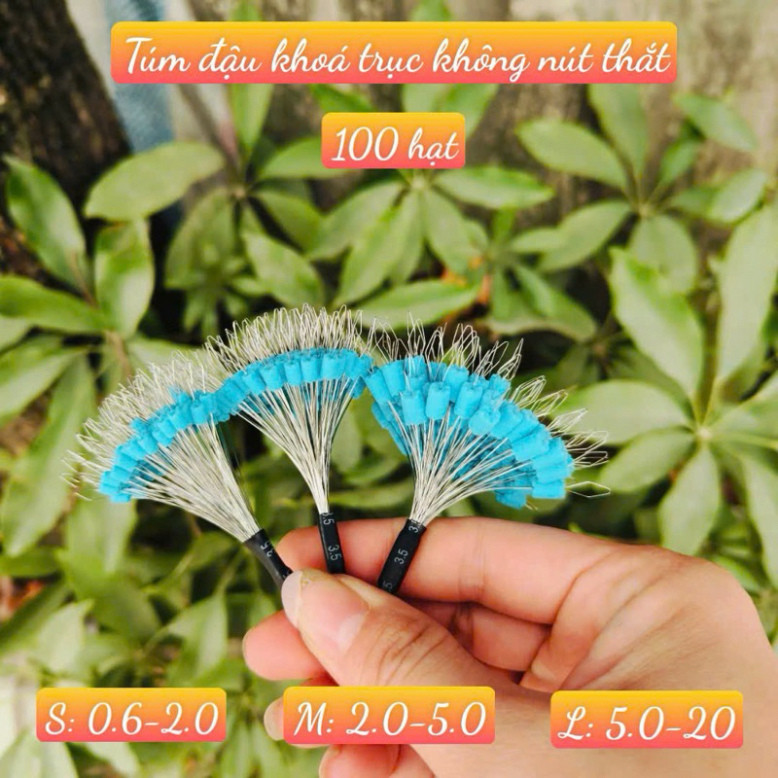 Túm hạt đậu khoá trục không nút thắt 100 hạt gjah999