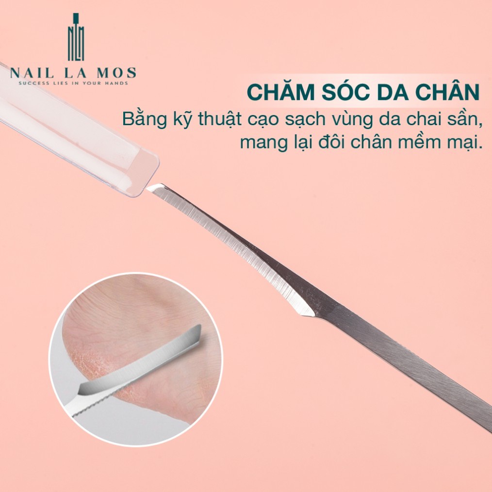 Bộ dao lấy khóe móng chân - Dao lấy da chết chuyên dụng cho dân làm móng (3 chiếc)