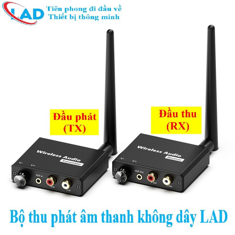 Máy thu phát âm thanh không dây máy tính bài hát máy truyền âm thanh 2.4G kết nối âm thanh