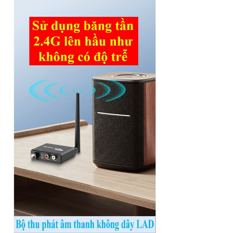 Máy thu phát âm thanh không dây máy tính bài hát máy truyền âm thanh 2.4G kết nối âm thanh