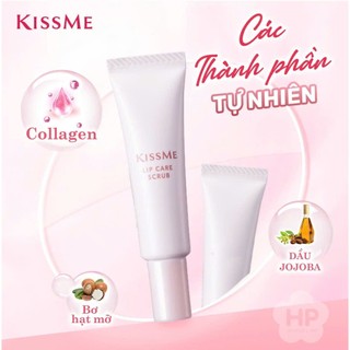 Tẩy Tế Bào Chết  Môi Kissme Puchi Mochi Lip Scrub Dưỡng Môi Mền Mịn Tuýp 10g