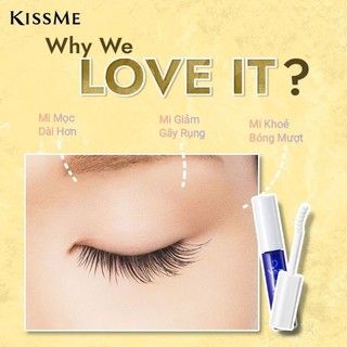 Serum Dưỡng Dài Mi Kissme Watering Eyelash Serum Phiên Bản Mới 5.5g