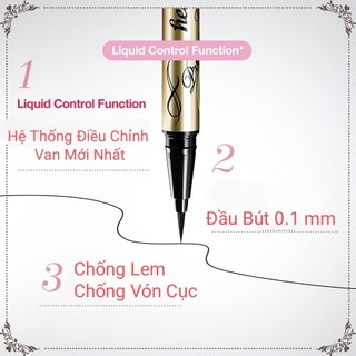 Bút Kẻ Mắt Nước Siêu Bền Trong 24h Kiss Me HeroineMake Rich Keep Màu Nâu Đen 02