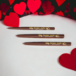 Bút Chì Sáp Kẻ Lông Mày Chống Lem Trôi Lõi Siêu Mịn Kissme Quick Eyeliner Nâu Đen 01