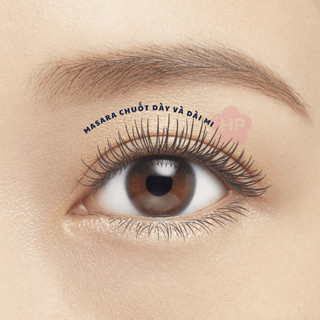 Mascara Dạng Màng Film Kissme Chuốt Cong Mi Và Dày Rậm Mi  Volume & Curl Mascara Advanced Film 6g