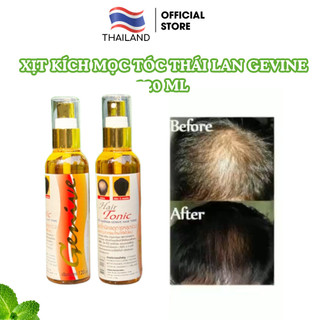 Xịt mọc tóc Hair Tonic GEVINE thái lan, xịt kích mọc tóc, ngăn ngừa rụng tóc 120ml fata co's