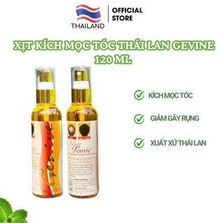 Xịt mọc tóc Hair Tonic GEVINE thái lan, xịt kích mọc tóc, ngăn ngừa rụng tóc 120ml fata co's