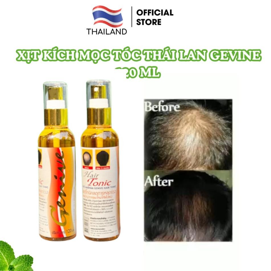Xịt mọc tóc Hair Tonic GEVINE thái lan, xịt kích mọc tóc, ngăn ngừa rụng tóc 120ml fata co's