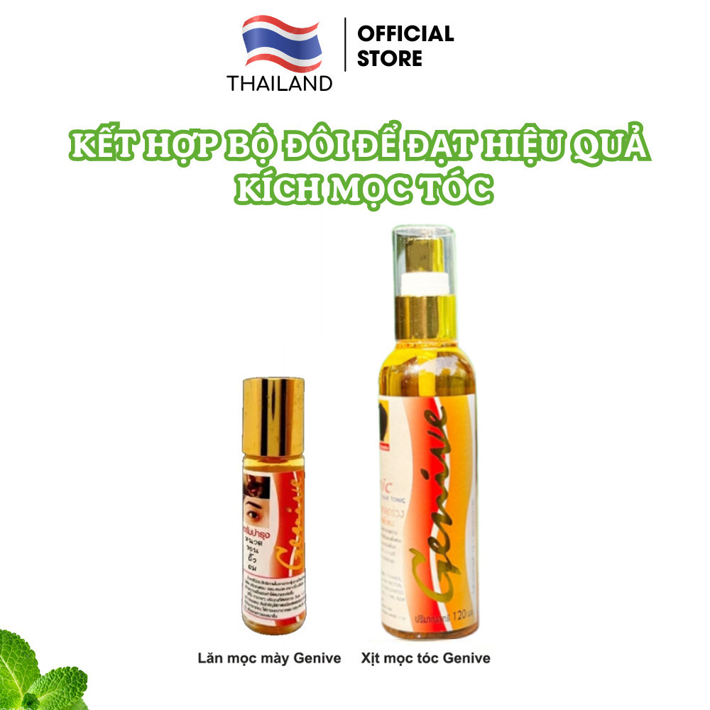 Xịt mọc tóc Hair Tonic GEVINE thái lan, xịt kích mọc tóc, ngăn ngừa rụng tóc 120ml fata co's