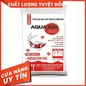 GIÁ HỦY DIỆT-25kg-Cám cá koi Aqua Koi Food [25kg ] tăng màu- tăng size- phát triển khung xương koi