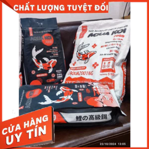 GIÁ HỦY DIỆT- 5kg-Cám cá koi Aqua Koi Food [5kg- bao trắng - bao đen] HÀNG CHÍNH HÃNG