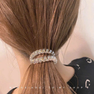 Dây Buộc Tóc Lò Xo Moral  Nhiều Màu Bản Lớn 5CM Buộc Đuôi Ngựa Thiết Kế Sang Trọng