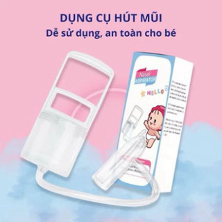 [Siêu KM] Dụng cụ hút mũi kéo tay thế hệ mới, chất liệu nhựa nguyên sinh, lực hút mạnh, an toàn cho bé HappyKids