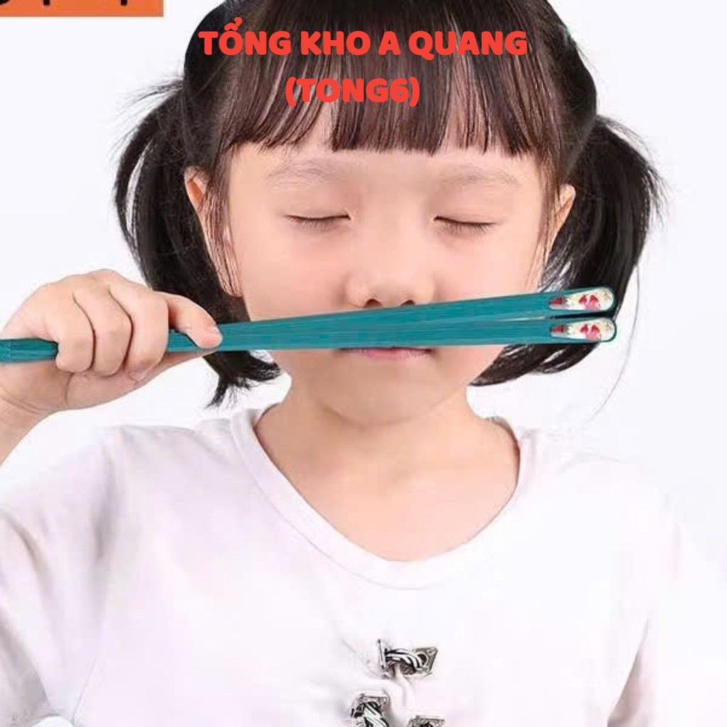Đũa Ăn Gia Đình Nhiều Màu Nhật Bản - An Toàn Và Kháng Khuẩn