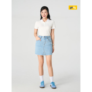 Áo polo nữ ponte roma YODY thể thao siêu nhẹ dệt lỗ nhỏ giúp thoáng khí thoải mái WAPO25S173