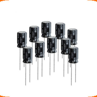 [Ưu đãi] (10 cái) Tụ hoá, tụ điện nhôm chân cắm 35V