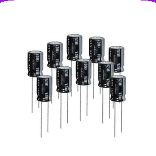 [Giá combo] (5 cái) Tụ hoá, tụ điện nhôm chân cắm 35V