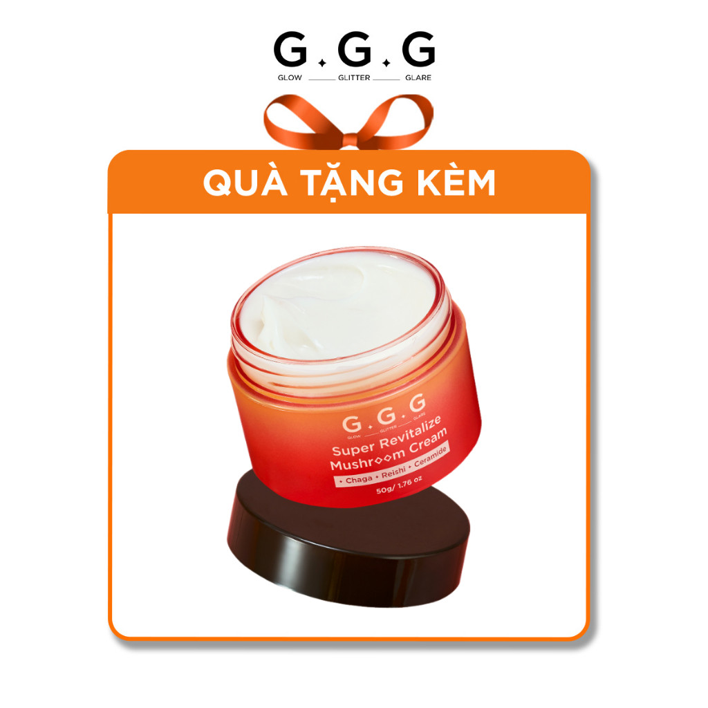Ảnh Kem Nấm Dưỡng Da Cấp Ẩm Sâu Phục Hồi & Tái Sinh Da GGG Super Revitalize Mushroom Cream 50g 1