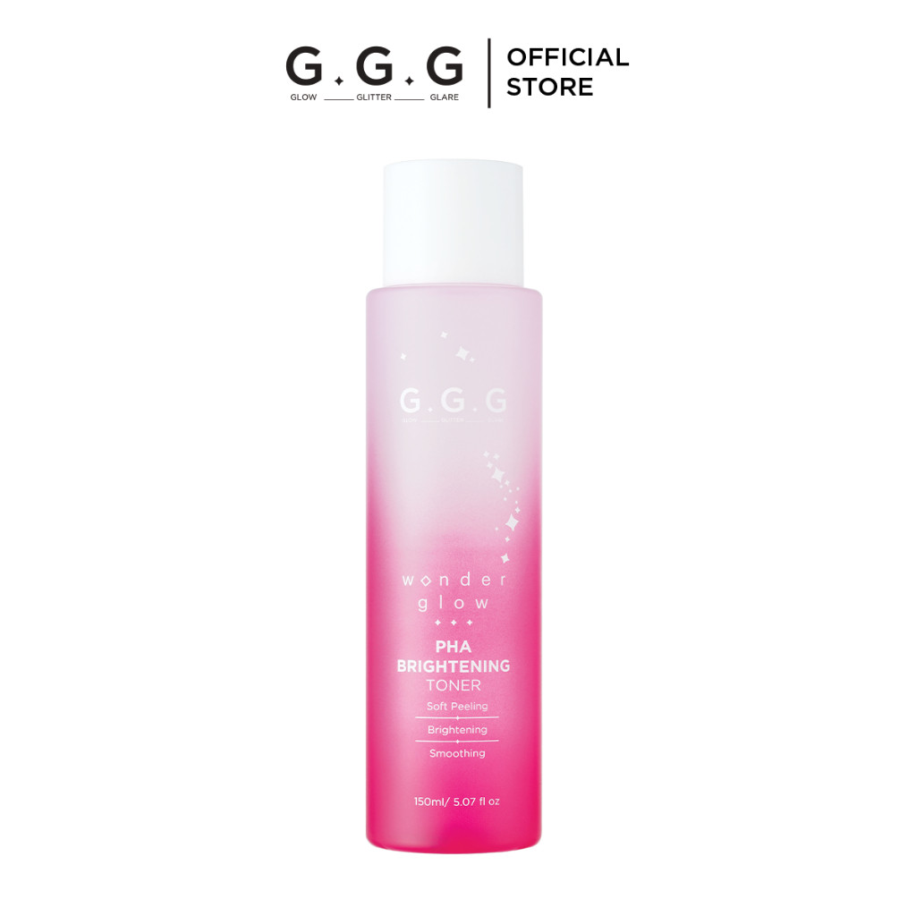 [HÀNG TẶNG] Toner Hồng PHA Peel Da Dịu Nhẹ Sáng Da G.G.G Wonder Glow PHA Brightening Toner 150ml