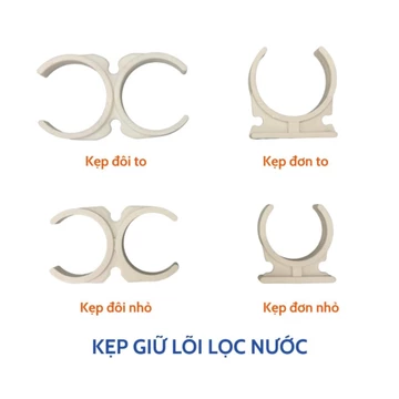 Kẹp Càng Cua Giữ Lõi Lọc Chức Năng, Màng RO, Bộ Đèn UV Dành Cho Máy Lọc Nước Kangaroo, Karofi..