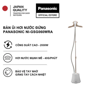 Bàn ủi hơi nước đứng Panasonic NI-GSG060WRA - 2000W - Hàng chính hãng