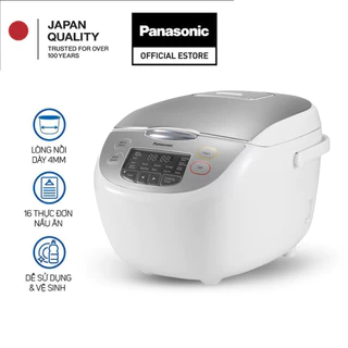 Nồi cơm điện tử Panasonic SR-CX188SRAM 1.8 lít - Hàng chính hãng - Trắng