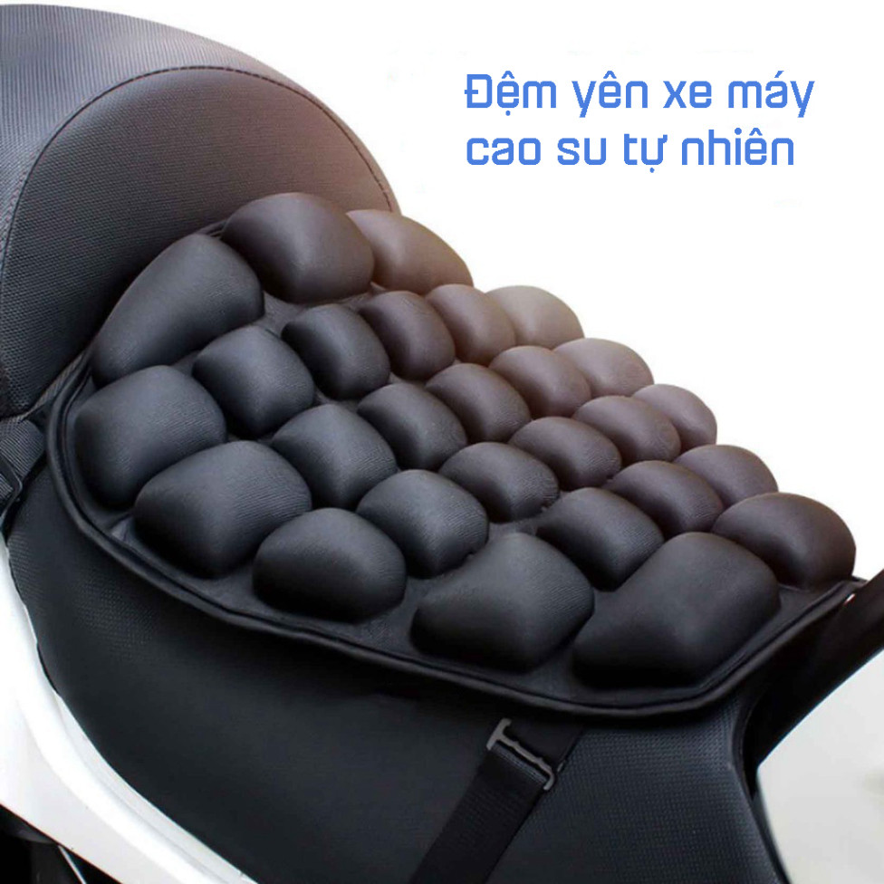 Đệm lót yên xe máy - Lót yên xe máy cao su tự nhiên - Đệm yên xe máy chống ê mông ntt95