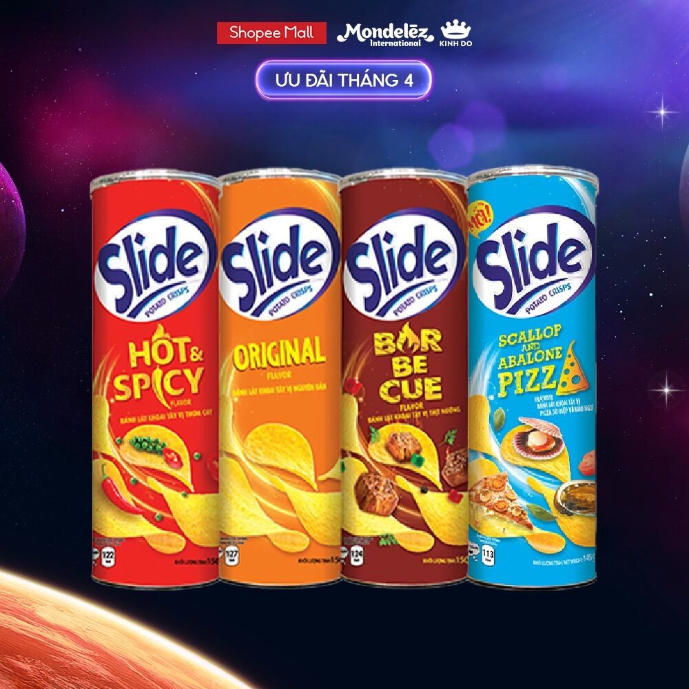 [Livestream] Bánh Lát Snack Khoai Tây Slide Vị Ngẫu Nhiên, Combo 3 Lon ...