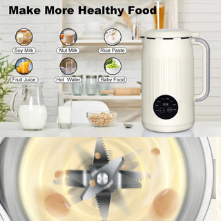 Máy Làm Sữa Hạt U15 – Inox 304 Cao Cấp, 1.2L, 8 Chức Năng, Cảm Ứng Thông Minh
