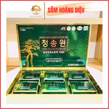 Sâm Hoàng Diệu - Tinh Dầu Thông Cheongsongwon Hàn Quốc Hộp Xanh, đỏ 180v